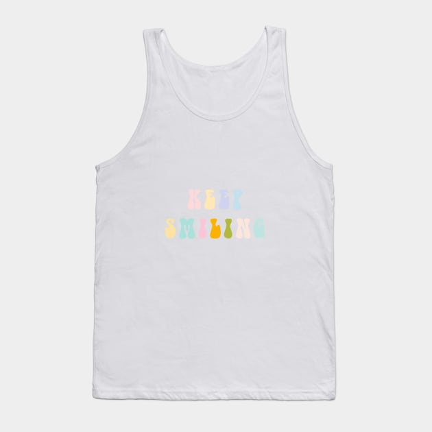 Keep Smiling Tank Top by gusstvaraonica